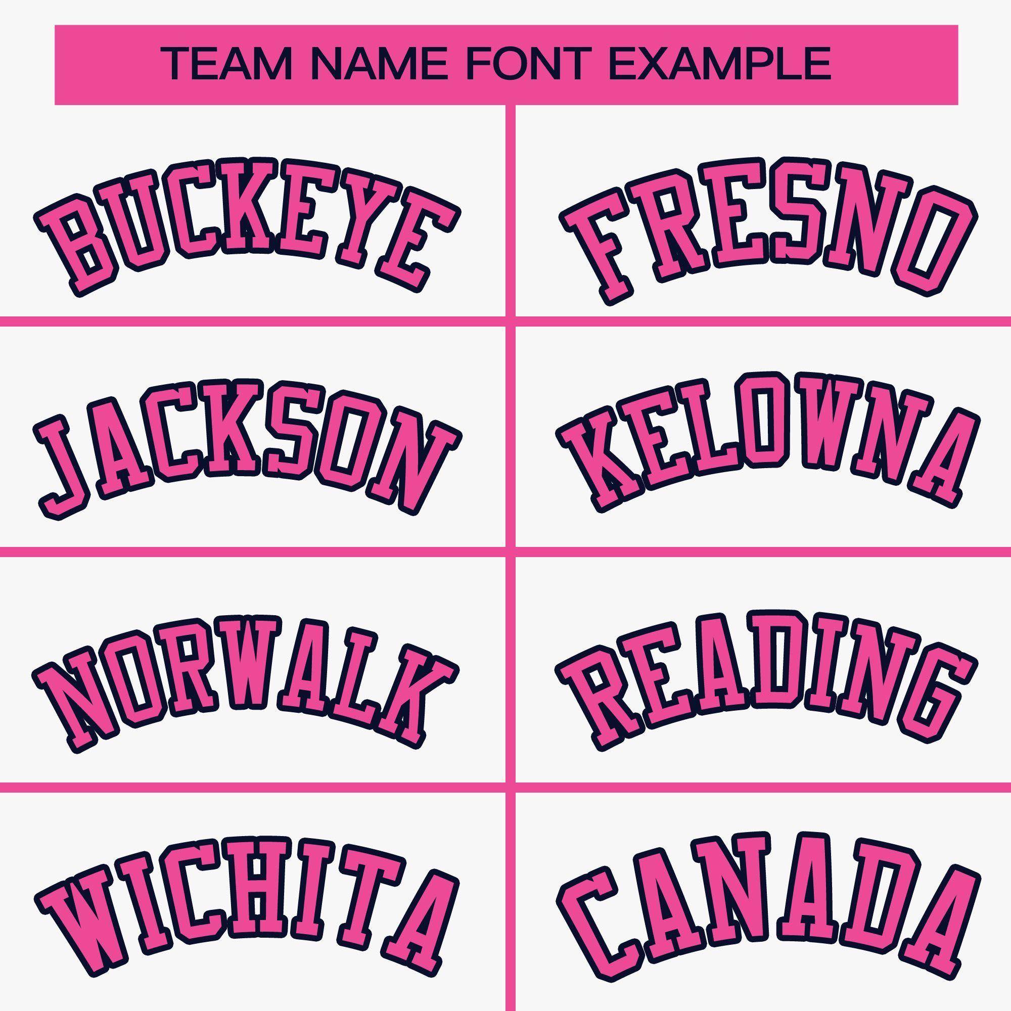 Custom White Pink Full-Snap Varsity Raglan Sleeves Letterman Baseball Jacket