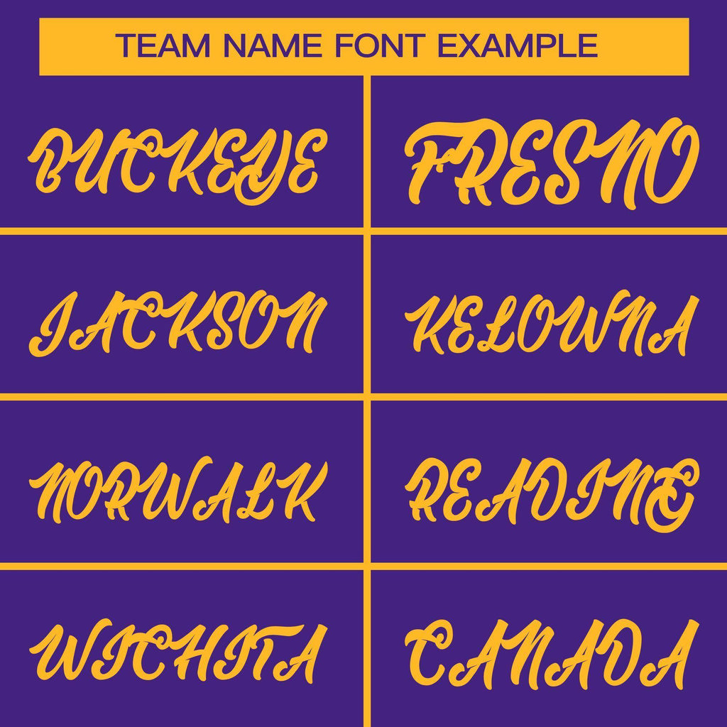 Custom Purple Gold Full-Snap Varsity Raglan Sleeves Letterman Baseball Jacket