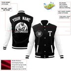 Custom Cotton Blend Baseball Jackets Varsity Letterman Full-Snap Coats for Adults