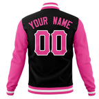 Custom Full-Snap Varsity Bomber Baseball Jackets Personalized Coats Stitched Name Number
