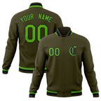 Custom Varsity Letterman Baseball Jackets Personalized Full-Snap with Raglan Sleeves