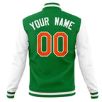Custom Varsity Letterman Baseball Jackets Personalized Full-Snap Stitched Coats for Adults