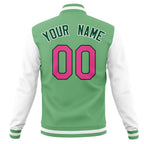 Custom Varsity Letterman Baseball Jackets Personalized Full-Snap with Raglan Sleeves