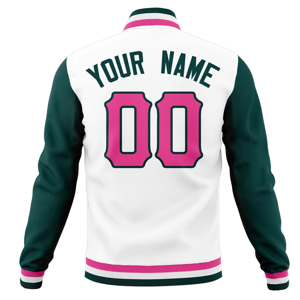 Custom Full-Snap Cotton Blend Baseball Jackets Varsity Letterman Coats