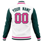 Custom Full-Snap Cotton Blend Baseball Jackets Varsity Letterman Coats