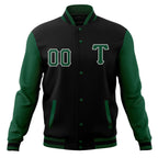 Custom Full-Snap Cotton Blend Baseball Jackets Varsity Letterman Coats