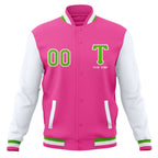 Custom Personalized Letterman Varsity Baseball Jacket Stitched Name Number