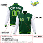 Custom Personalized Letterman Varsity Baseball Jacket Stitched Name Number