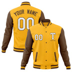 Custom Personalized Letterman Varsity Jacket Stitched Baseball Coats for Adults