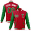 Custom Full-Snap Letterman Varsity Baseball Jacket Stitched Name Number