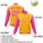Custom Personalized Letterman Varsity Baseball Jacket Stitched Name Number