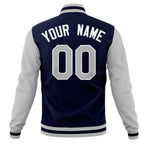 Custom Personalized Letterman Varsity Baseball Jacket Stitched Name Number