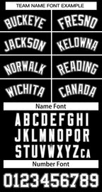 Custom Black White-Black Classic Tops Basketball Jersey