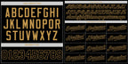 Custom Black Old Gold Classic Style Authentic Baseball Jersey