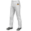 Custom White Black Pinstripe Fit Stretch Practice Loose-fit Baseball Pants