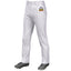 Custom White Purple Pinstripe Fit Stretch Practice Loose-fit Baseball Pants