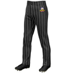 Custom Black White Pinstripe Fit Stretch Practice Loose-fit Baseball Pants