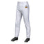 Custom White Royal Pinstripe Fit Stretch Practice Pull-up Baseball Pants
