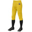 Custom Gold Black Pinstripe Fit Stretch Practice Knickers Baseball Pants
