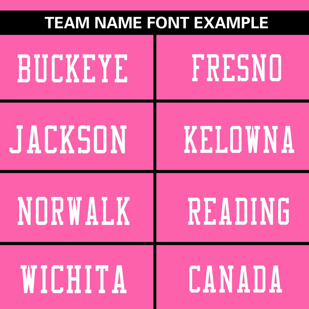Custom Pink-White Raglan Sleeves Fashion Authentic Football Jersey