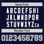 Custom Navy Personalized Classic Authentic Football Jersey