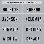 Custom Silver Classic Style American Football Jerseys