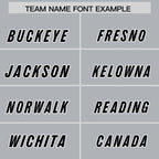 Custom Silver Classic Style American Football Jerseys