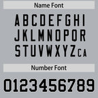 Custom Silver Classic Style American Football Jerseys