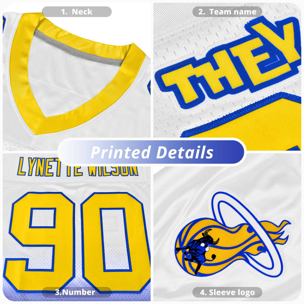 Custom Silver Classic Style American Football Jerseys