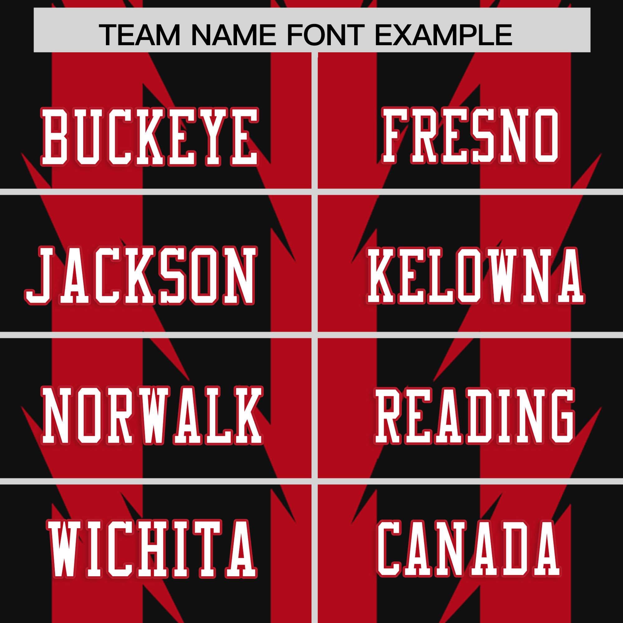 Custom Black Red Personalized Razr Stripe Graffiti Pattern Flag Football Jersey