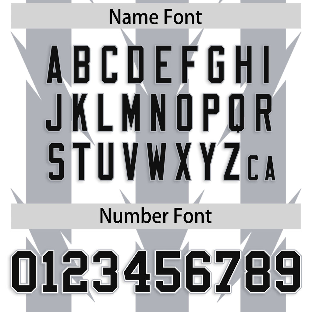 Custom White Gray Personalized Razr Stripe Graffiti Pattern Flag Football Jersey