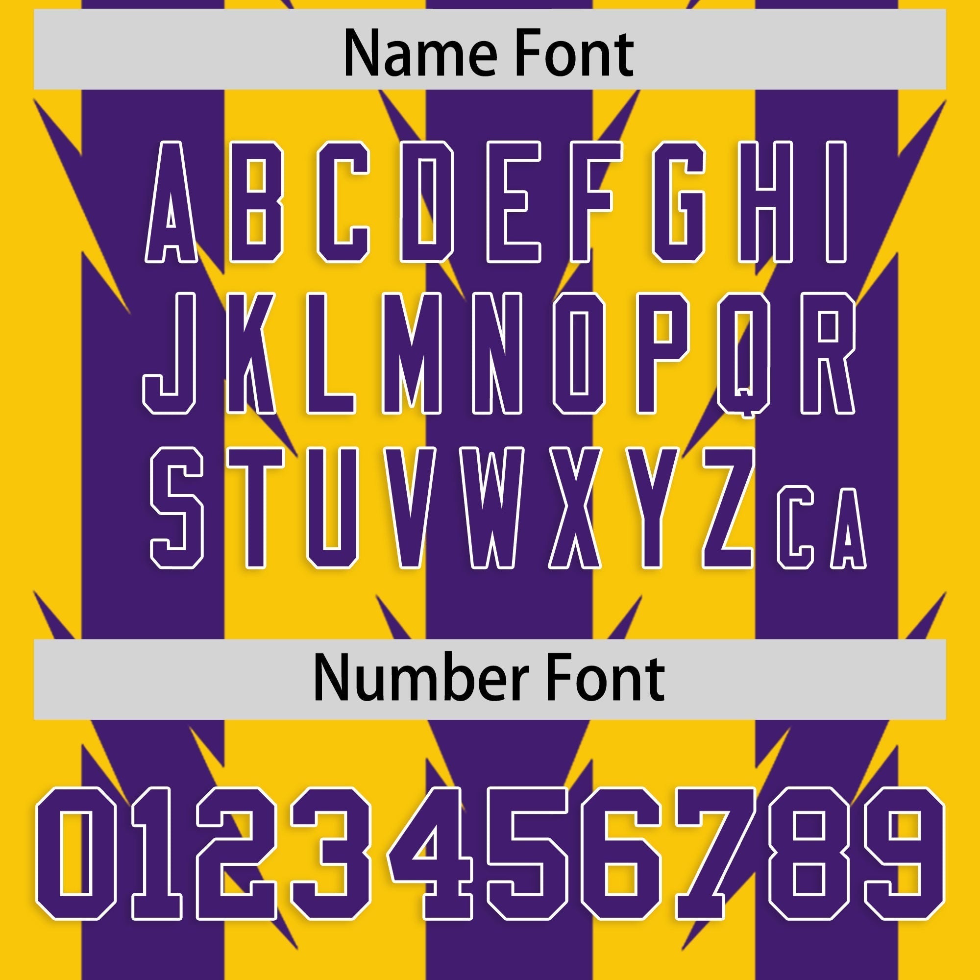 Custom Gold Purple Personalized Razr Stripe Graffiti Pattern Flag Football Jersey