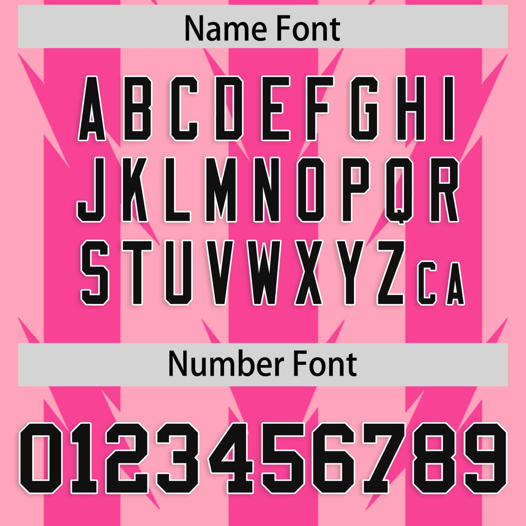 Custom Light Pink Pink Personalized Razr Stripe Graffiti Pattern Flag Football Jersey
