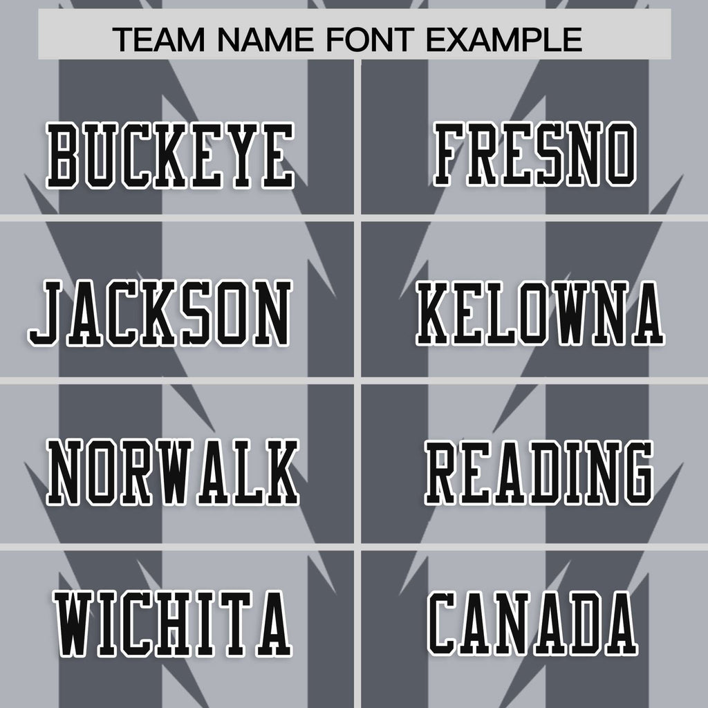 Custom Gray Dark Gray Personalized Razr Stripe Graffiti Pattern Flag Football Jersey