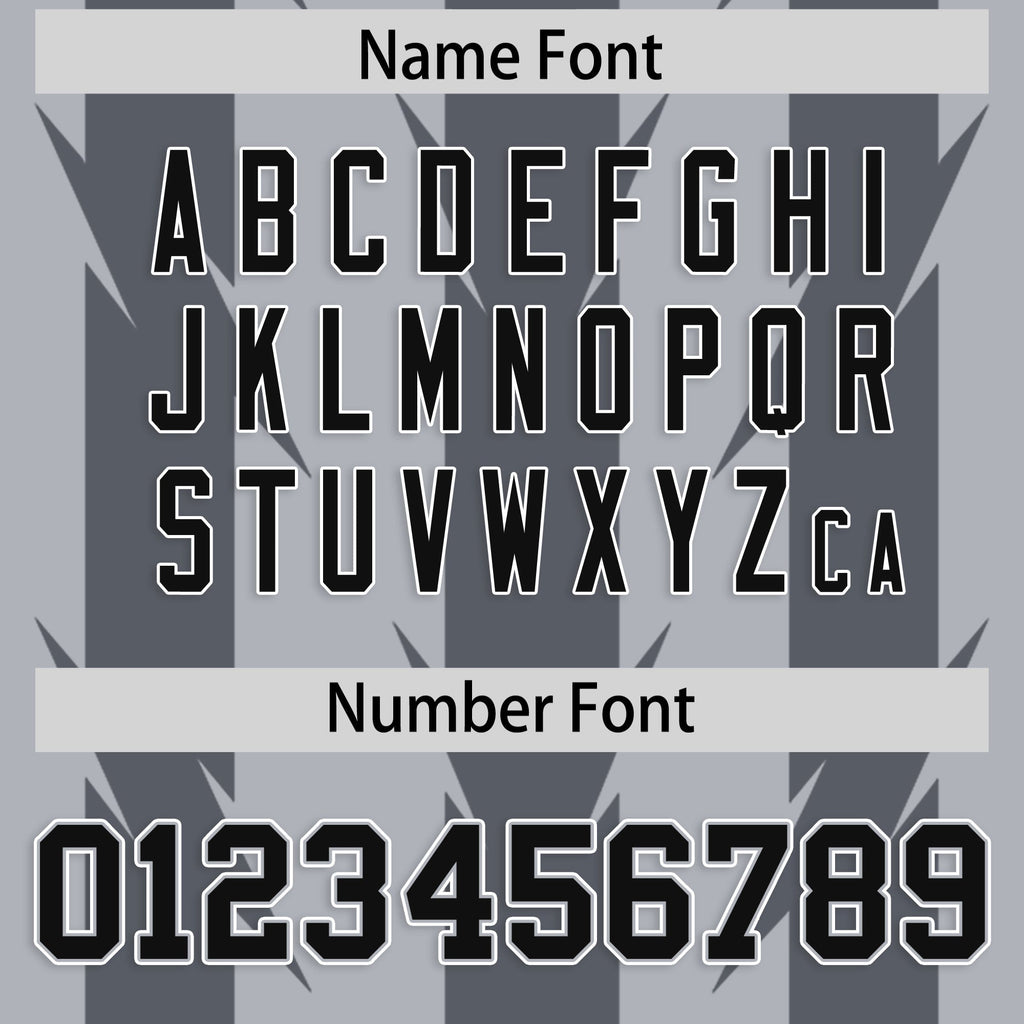 Custom Gray Dark Gray Personalized Razr Stripe Graffiti Pattern Flag Football Jersey