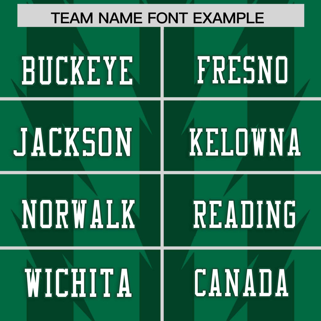 Custom Kelly Green Green Personalized Razr Stripe Graffiti Pattern Flag Football Jersey
