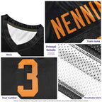 Custom Powder Blue Gold Gradient Fashion Outdoor Flag Football Jersey