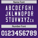 Custom Black Purple Gradient Fashion Personalized Authentic Football Jersey