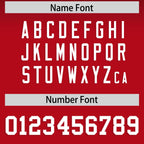 Custom Black Red Gradient Fashion Personalized Authentic Football Jersey