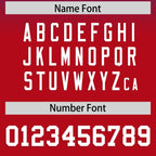 Custom Royal Red Gradient Fashion Personalized Authentic Football Jersey