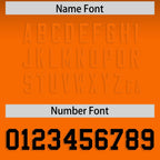 Custom Black Orange Gradient Fashion Personalized Authentic Football Jersey