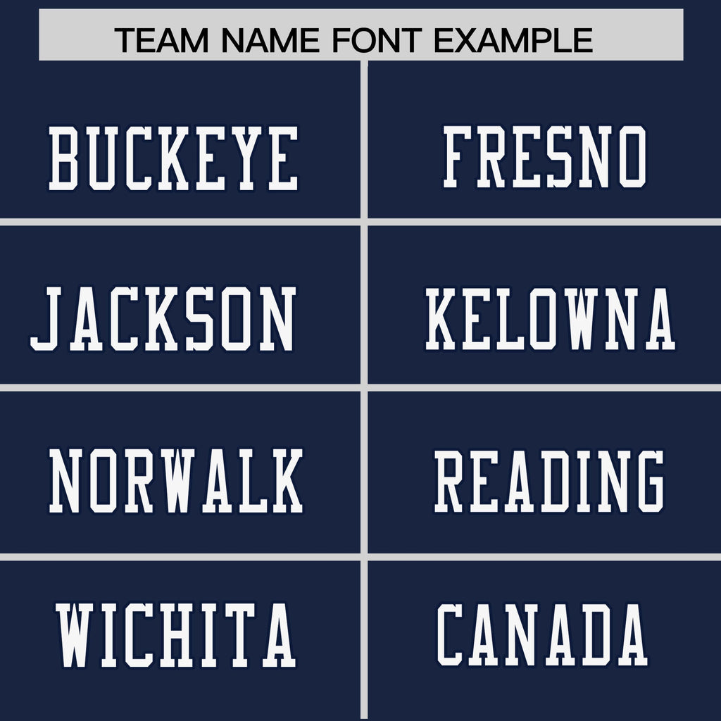 Custom Navy White Personalized Shoulder Star Pattern Flag Football Jersey
