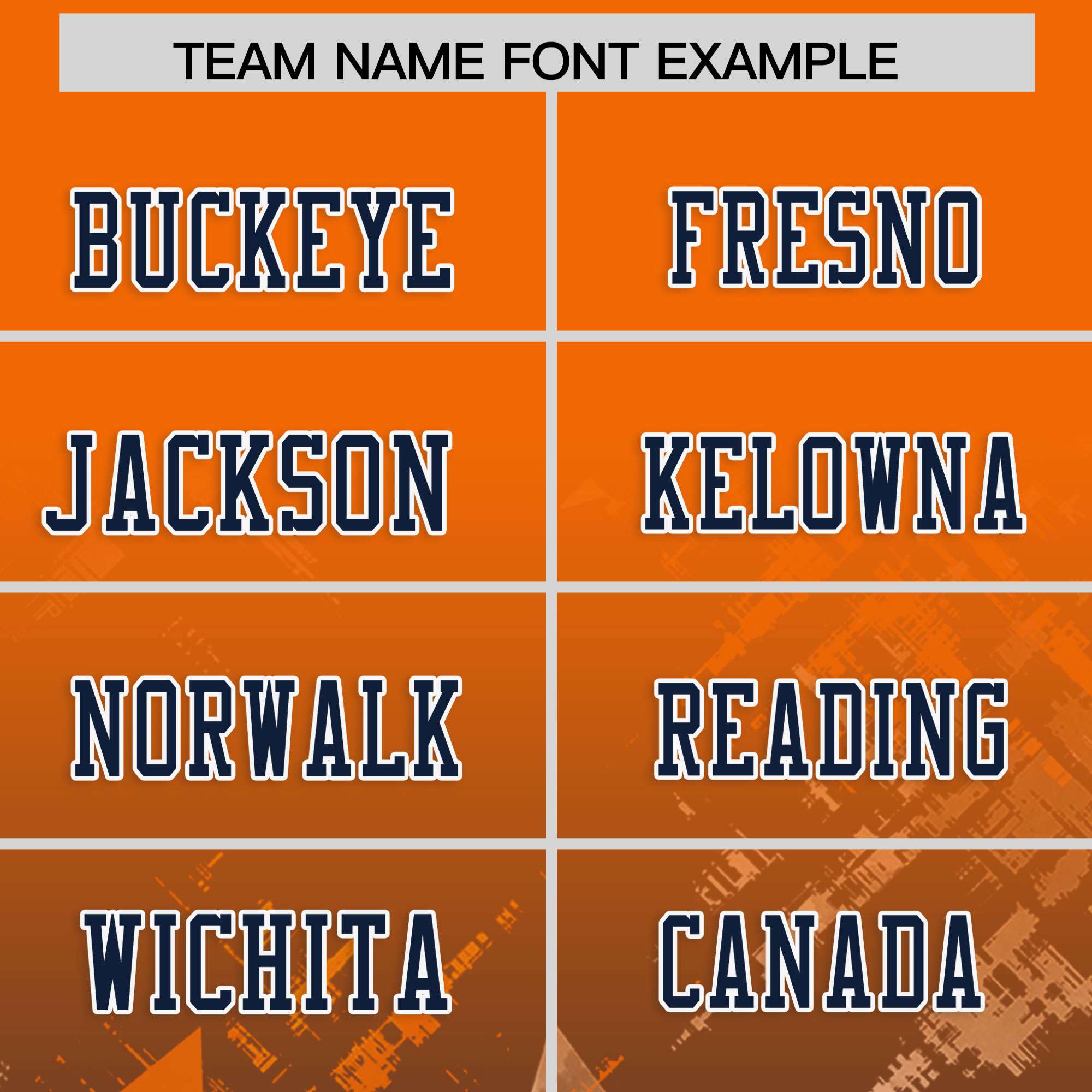Custom Orange Navy Personalized Star Gradient Flag Football Jersey