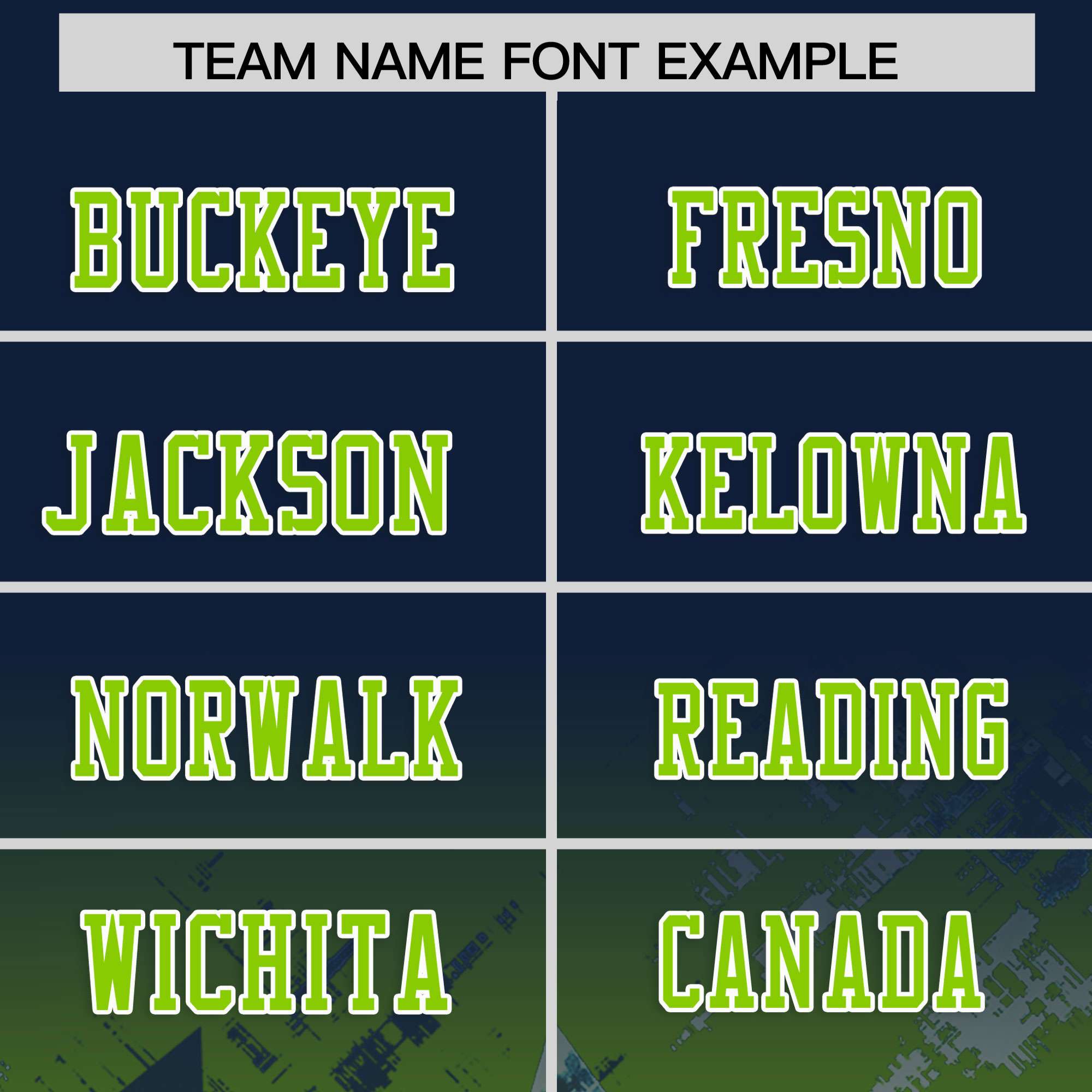 Custom Navy Neon Green Personalized Star Gradient Flag Football Jersey