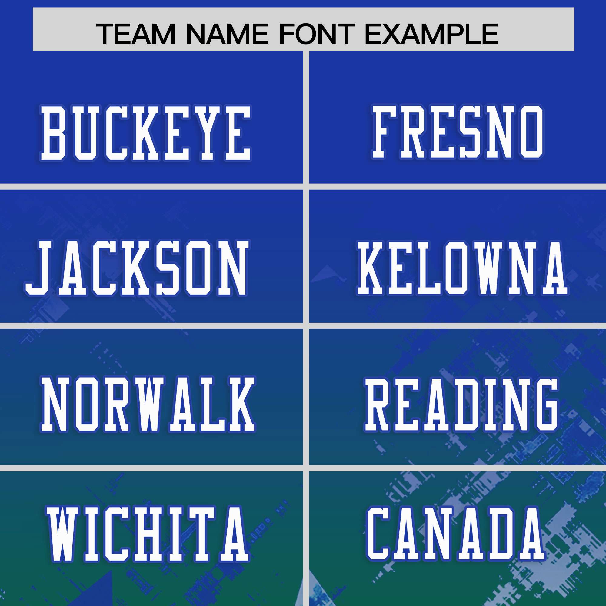 Custom Royal Kelly Green Personalized Star Gradient Flag Football Jersey
