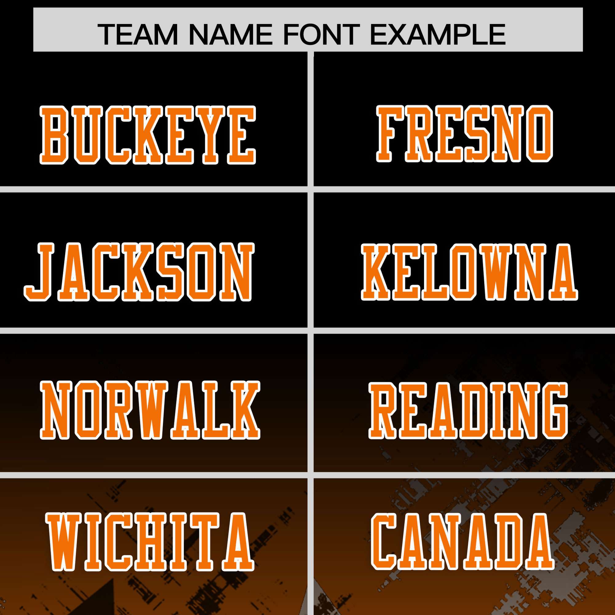 Custom Black Orange Personalized Star Gradient Flag Football Jersey