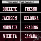 Custom Black Cardinal Personalized Star Gradient Flag Football Jersey