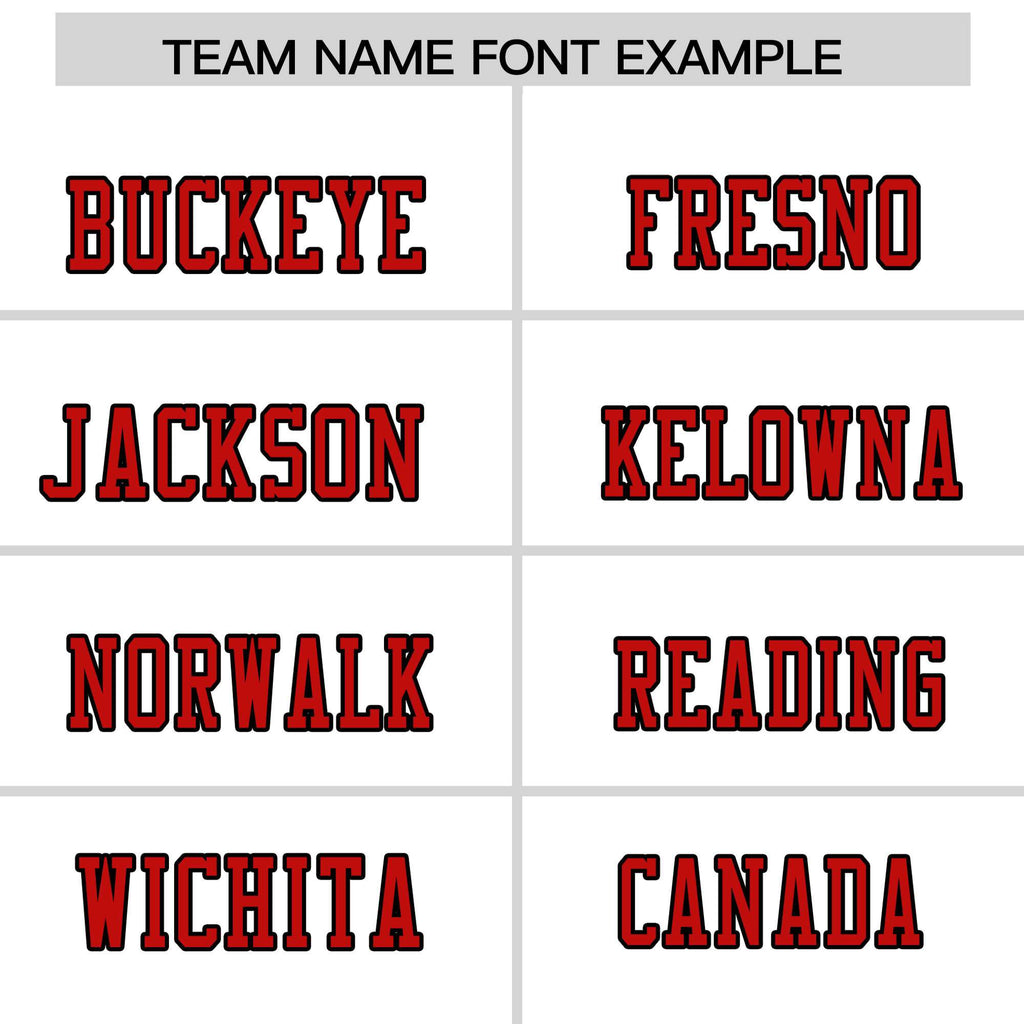 Custom White Red Personalized Shoulder Cut Two-Tone Flag Football Jersey