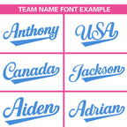 Custom White-Pink Horizontal Stripe Design Performance Polo Shirt