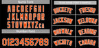 Custom Black Orange-White Sport Basketball Shorts